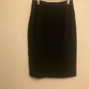 Vintage Elegant Black A-Line Skirt Women’s Size 12